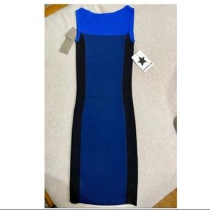 Halston Cocktail Bandage dress Blue size XS
